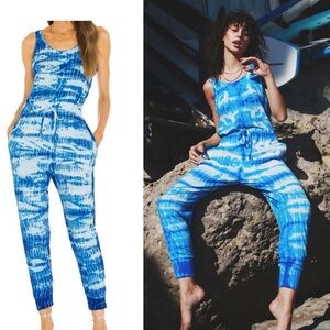 Electric & Rose Free Spirit Jumpsuit in Cloud & AzulElectric & Rose size…